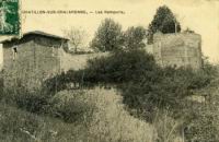 Chatillon-sur-Chalaronne, Chateau, Remparts (carte postale ancienne) (1)